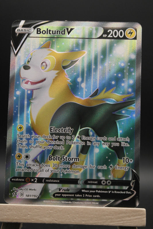 Boltund V (Full Art) Holo Ultra Rare SWSH02: Rebel Clash 181/192 NM