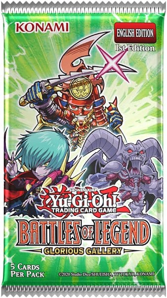 Yu-Gi-Oh! Battles of Legend: Glorious Gallery Booster Packs — product image 4 of 5